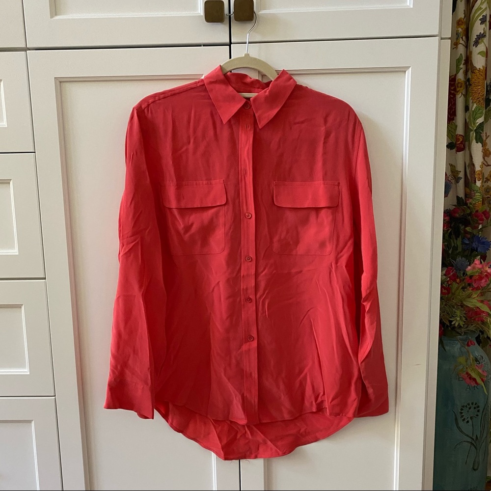 Equipment Classic Silk Button-down Blouse
